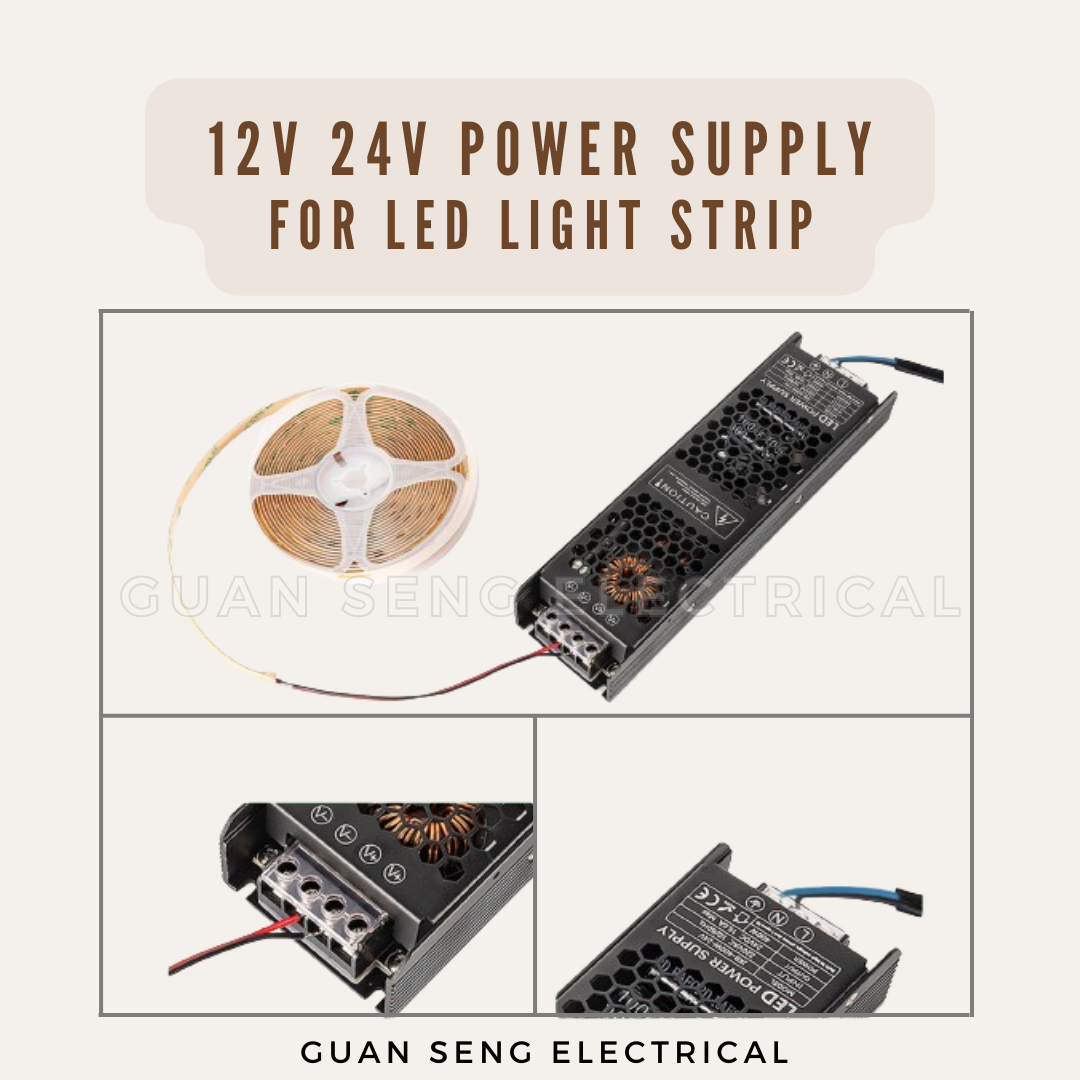 12V 24V Premium Slim Power Supply Driver for LED Strip