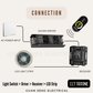 Premium Tri-tone 3Tone COB LED Light Strip 608LEDS 5M 12V 24V | Guan Seng Electrical