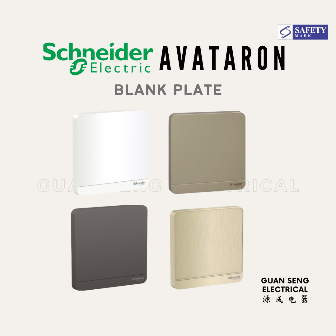Schneider AvatarON Blank Plate 1 Gang