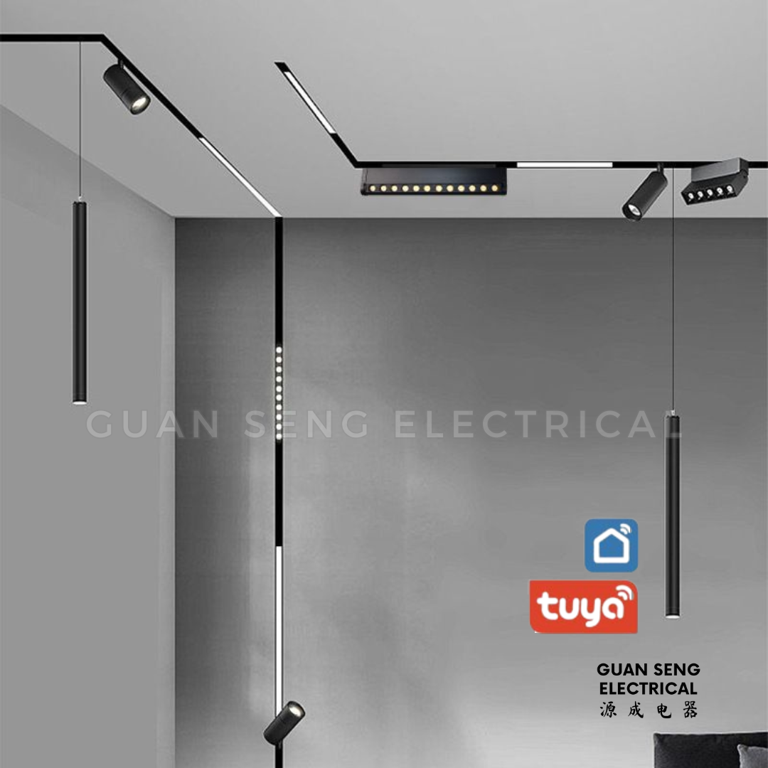 SMART Magnetic Track Light System 48V Recessed Surface | Guan Seng Ele ...