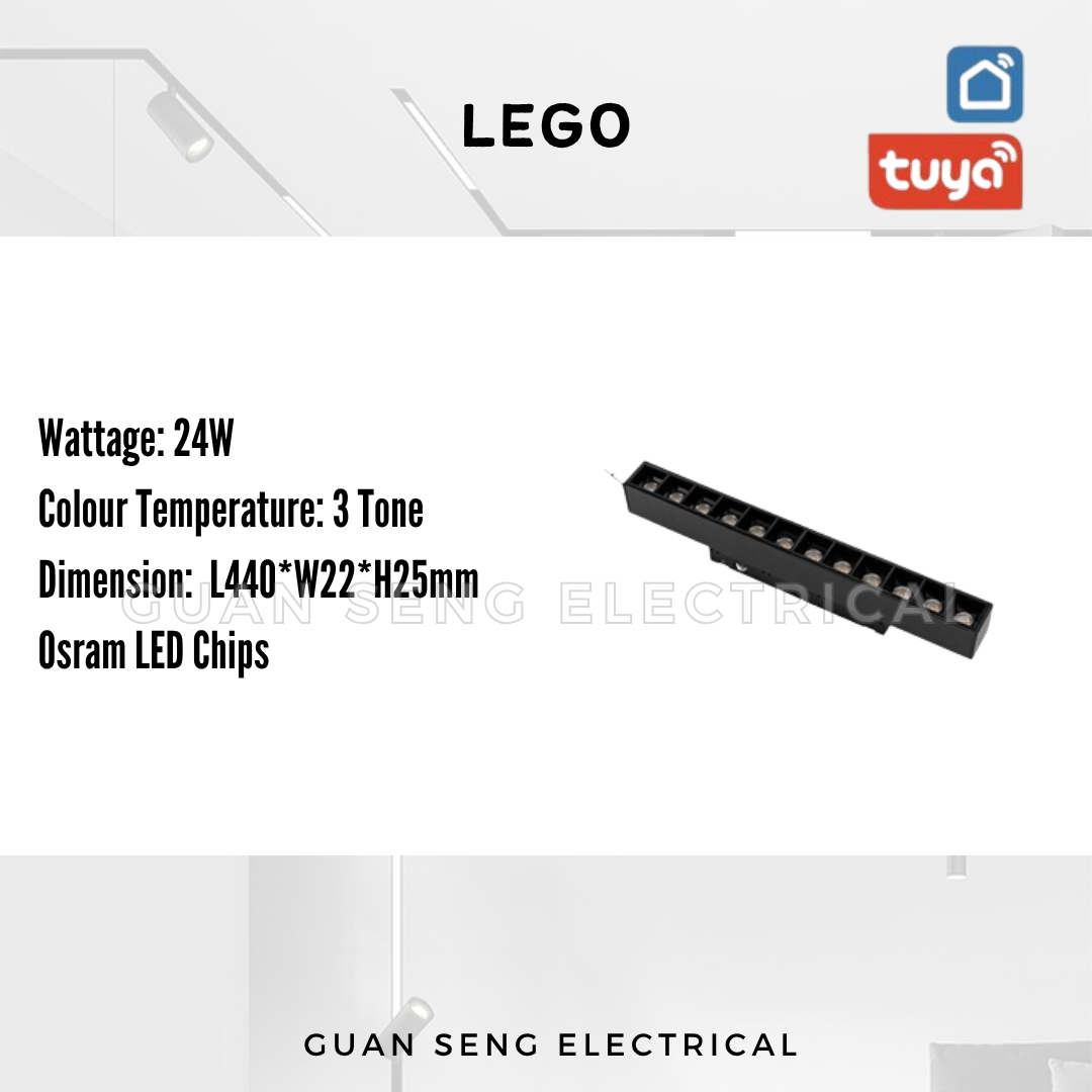 SMART Magnetic Track Light System 48V Recessed Surface | Guan Seng Electrical