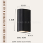 Modern Sleek Double Head Waterproof Wall Lamp - GU10 LED Indoor Outdoor Light | Guan Seng Electrical