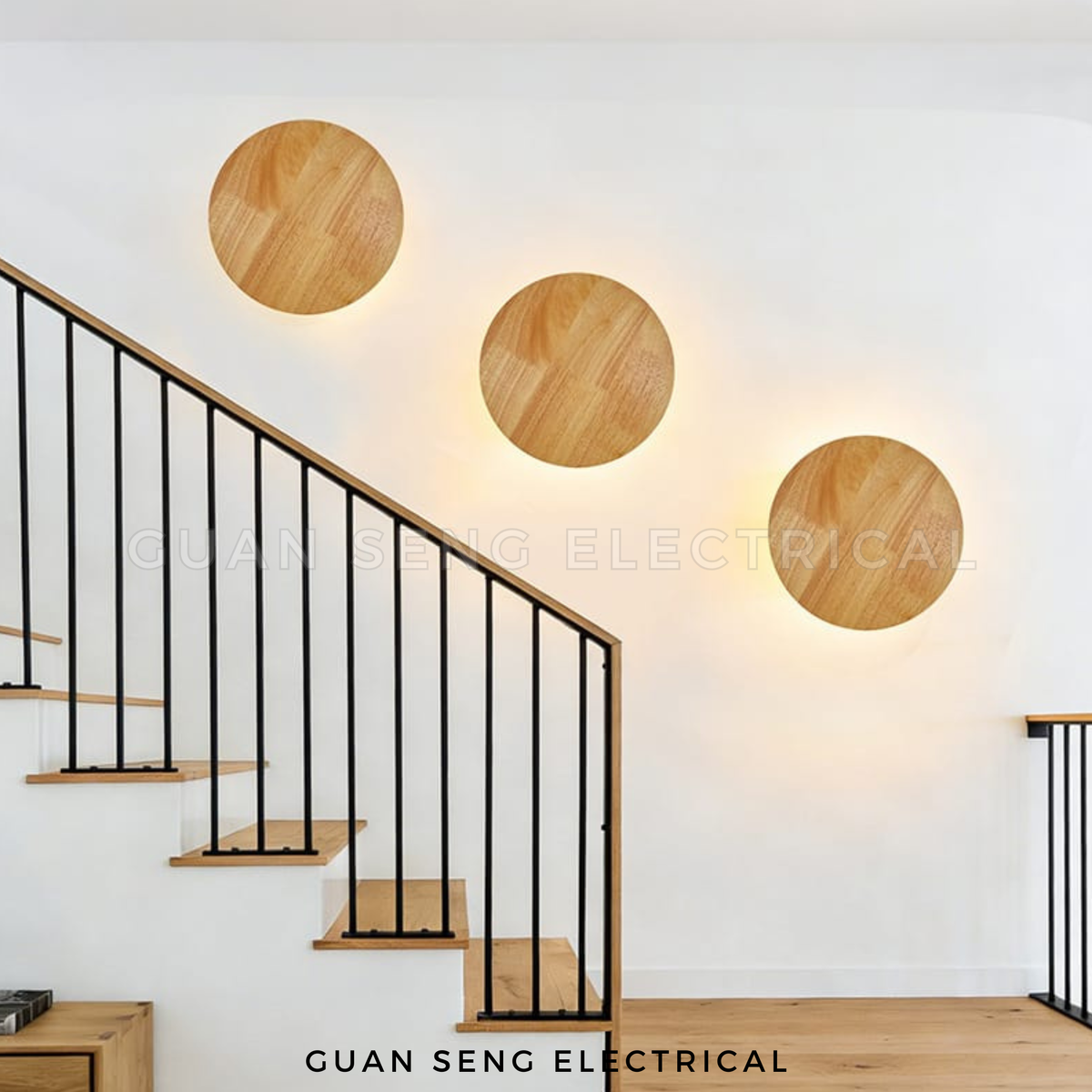 Akari Wood Wall Light 12W 3000K
