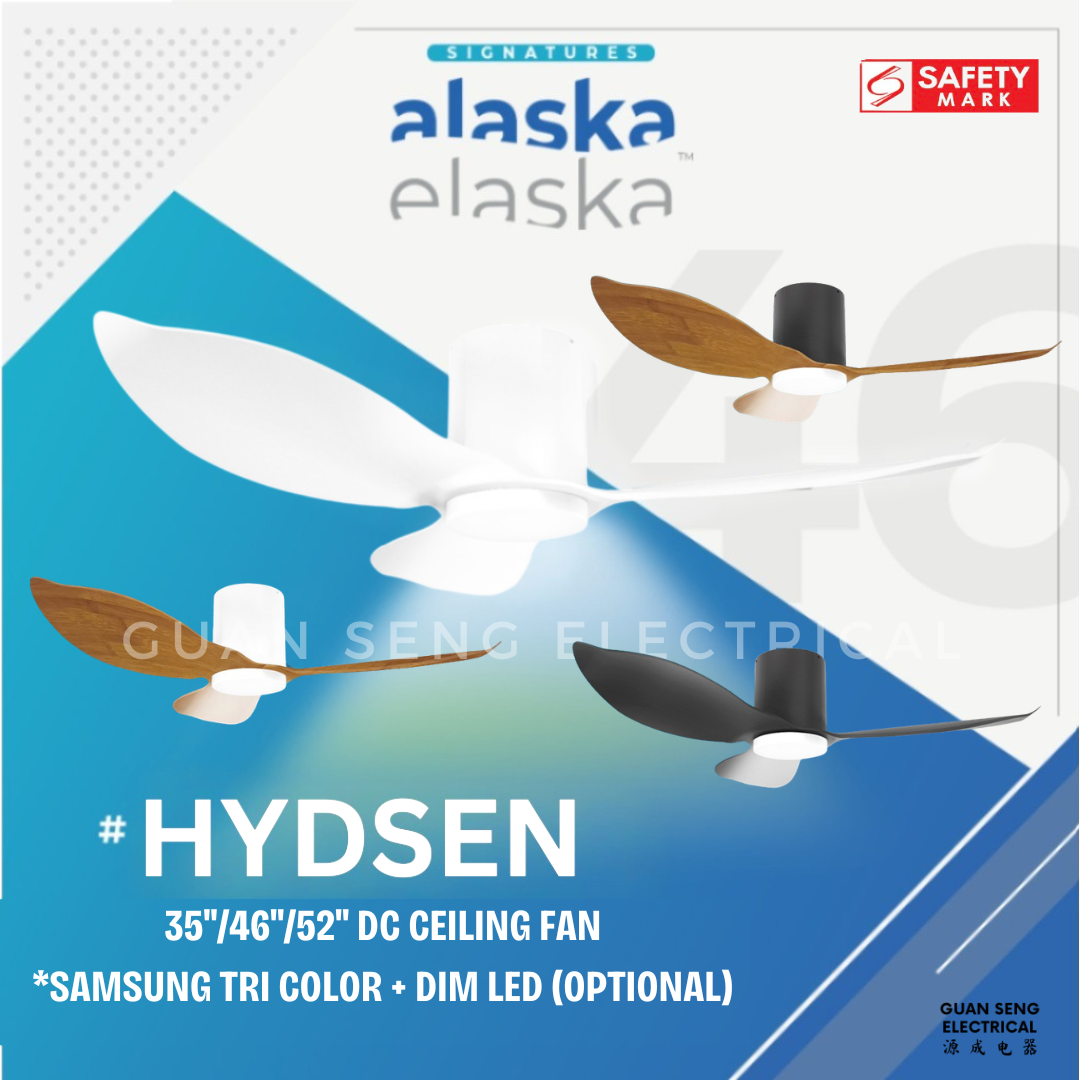 alaska elaska hydsen ceiling fan collection