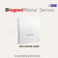 Legrand Mallia™ Senses 20A Double Pole (DP) Heater Switch 1G1W 1G2W 2G1W