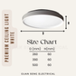 Premium Black White LED Ceiling Light 24W 36W 48W - Daylight Cool White Warm White 3 Tone
