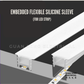 Embedded Flexible Silicon Sleeve Light Diffuser Channel LED Strip Profile | Guan Seng Electrical