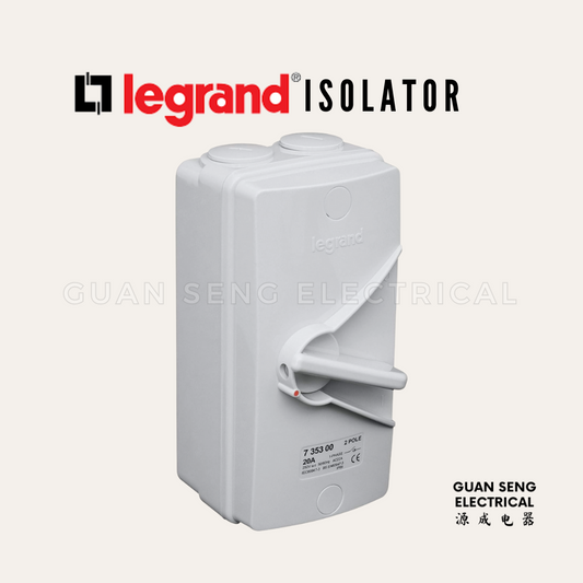 Legrand Weatherproof IP66 2 Pole Isolator