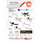 FANCO Smart RITO 3 RITO 5 Black White Pine Wood DC Motor Ceiling Fan with 3 Tone LED Light Kit