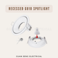 Recessed GU10 Spotlight Downlight Round Black White